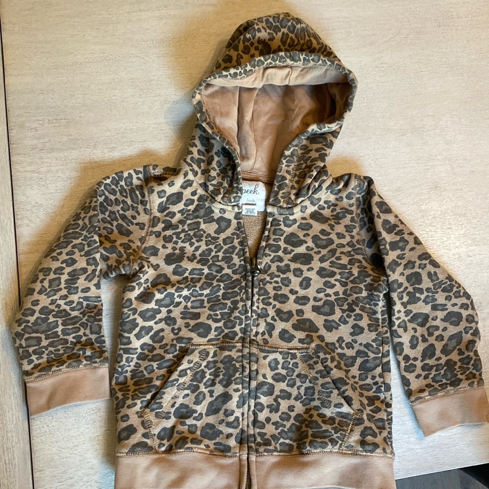 Peek zip-up hoodie sweatshirt